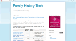 Desktop Screenshot of familyhistorytech.com